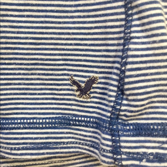American Eagle Striped Fitted Tee-EUC - Picture 2 of 5